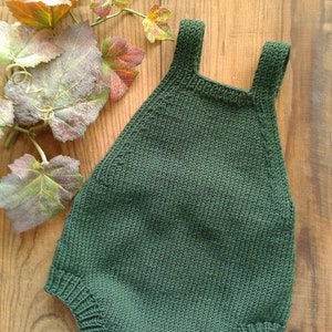 Fall Duo Baby Romper Knitting Pattern Baby Romper Pattern PDF Knitting Pattern 0-24 Months image 5