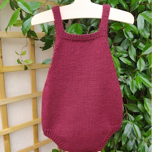 Fall Duo Baby Romper Knitting Pattern Baby Romper Pattern PDF Knitting Pattern 0-24 Months image 2