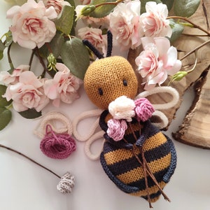 Willow Bee Knitting Pattern | Amigurumi Pattern | PDF Knitting Pattern ...