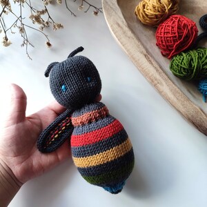 Willow Bee Knitting Pattern | Amigurumi Pattern | PDF Knitting Pattern ...
