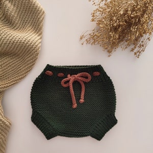 Clover Baby Diaper Cover Knitting Pattern Baby Shorts Pattern PDF Knitting Pattern preemie-24 Months image 9