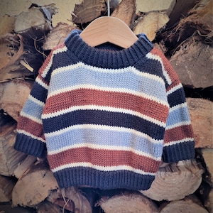 Brownie Baby Sweater Knitting Pattern Drop Shoulder Sweater Baby Sweater PDF Knitting Pattern 0-24 Months image 10