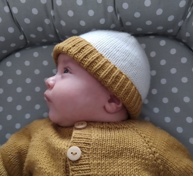 PDF Knitting Pattern Brownie Baby Hat Knitting Pattern 0-24 Months image 3