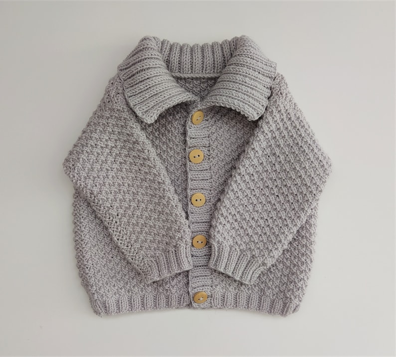 PDF Knitting Pattern Mossy Baby Cardigan Knitting Pattern - Etsy