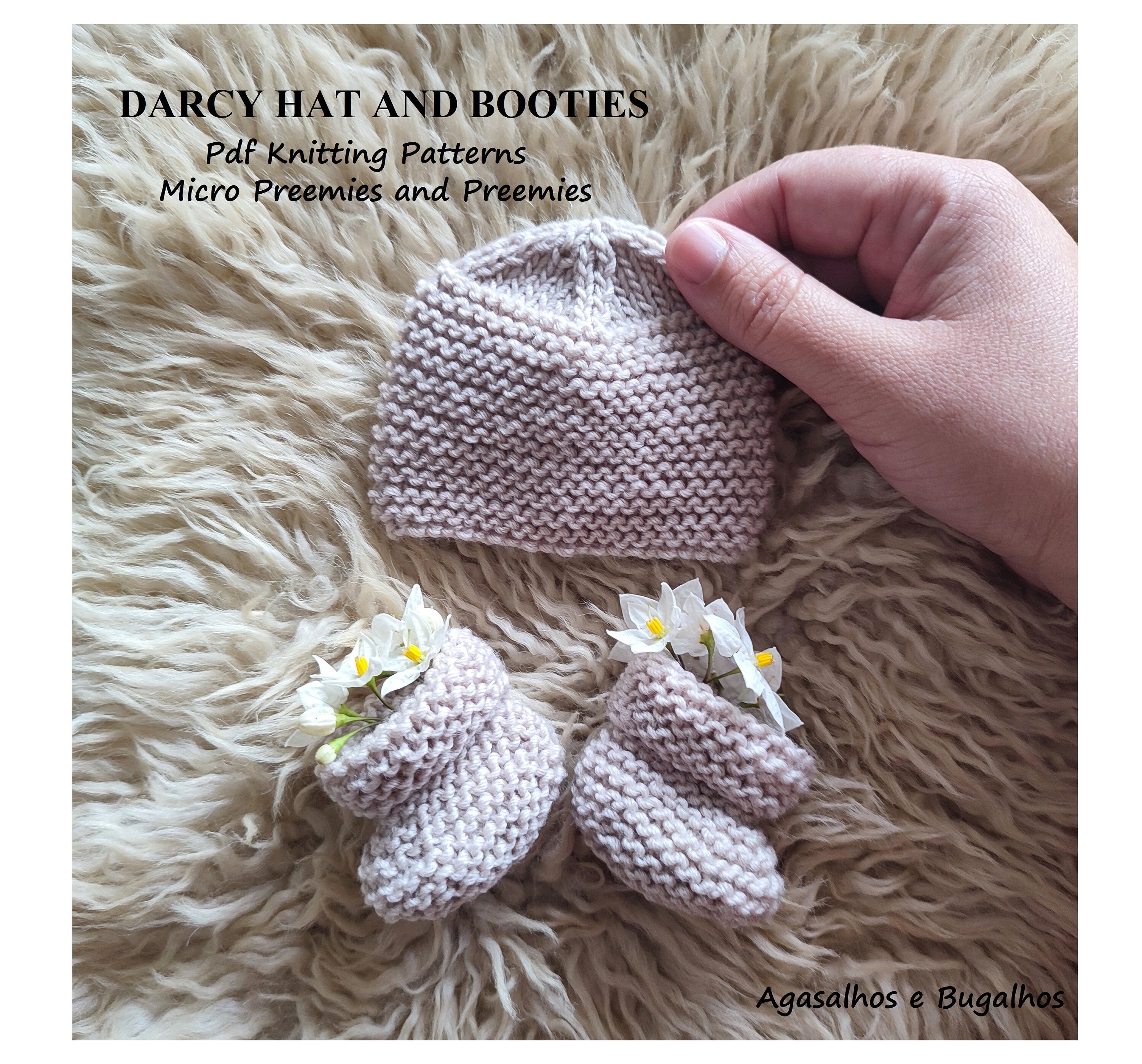 Micro Preemie Ply Preemie Hats Patterns Easy Knit Premature Baby