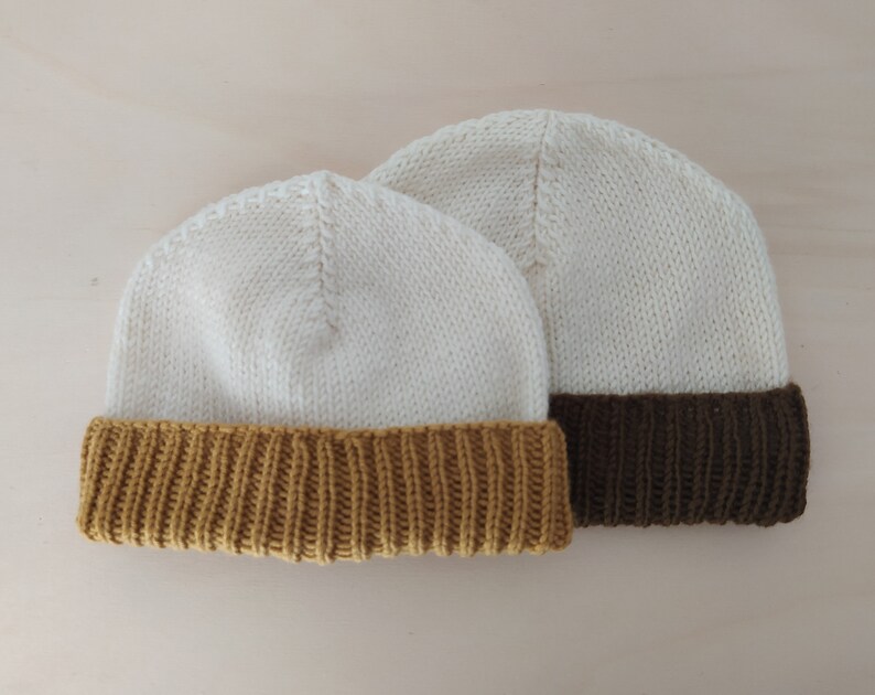 PDF Knitting Pattern Brownie Baby Hat Knitting Pattern 0-24 Months image 4
