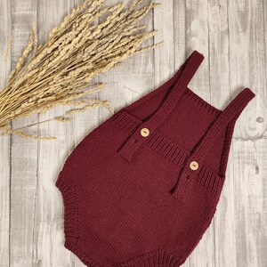 Fall Duo Baby Romper Knitting Pattern Baby Romper Pattern PDF Knitting Pattern 0-24 Months image 10