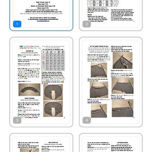 Puede incluir: Un documento digital de patr&oacute;n de tejido de varias p&aacute;ginas titulado Agasalhos e Bugalhos para un c&aacute;rdigan infantil. Las p&aacute;ginas contienen instrucciones escritas, tablas de tallas y fotos paso a paso del proceso de tejido.