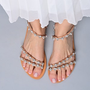 Wedding shoes, Beach wedding Sandals, Bridal sandals, Leather sandals, Handmade Wedding Shoes, Sandals for brides - ONLY YOU