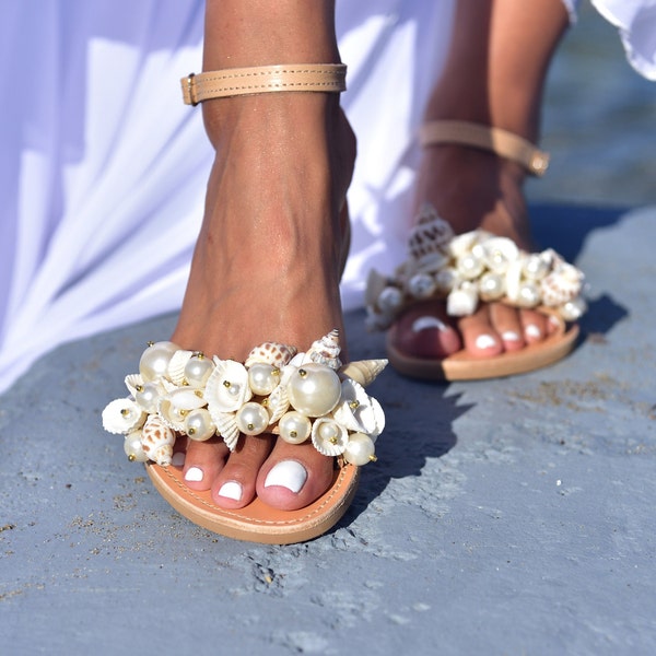 Boho Wedding Sandals - Etsy