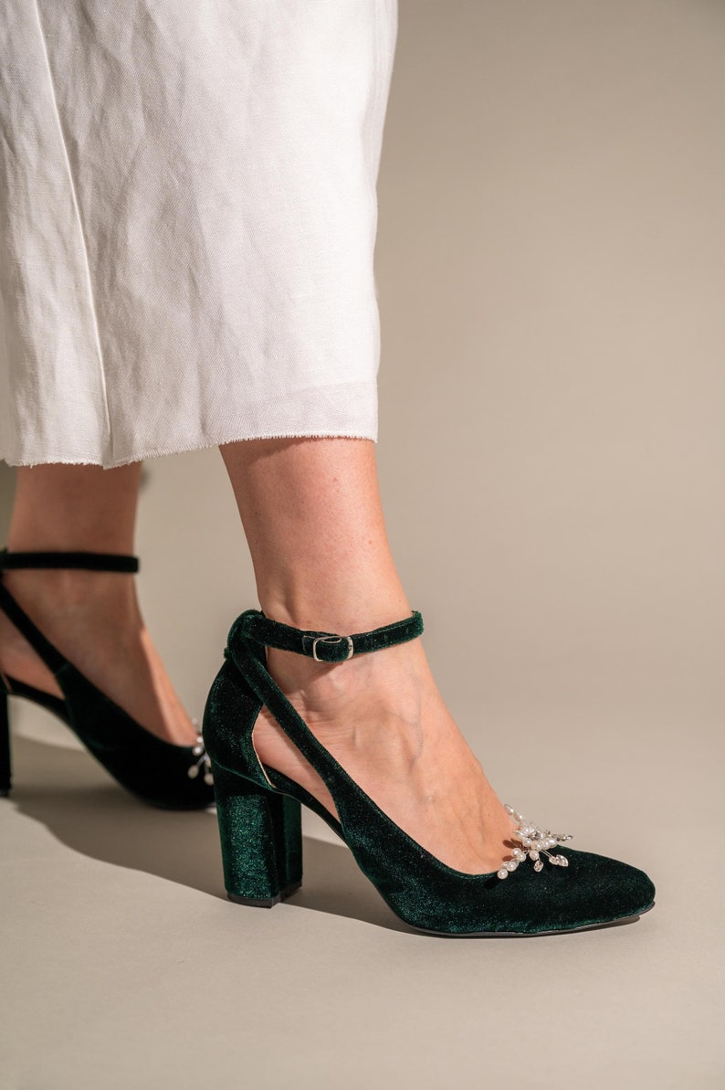 Classic Ankle Strap Bridesmaid Wedding Sandal, Gift for Her