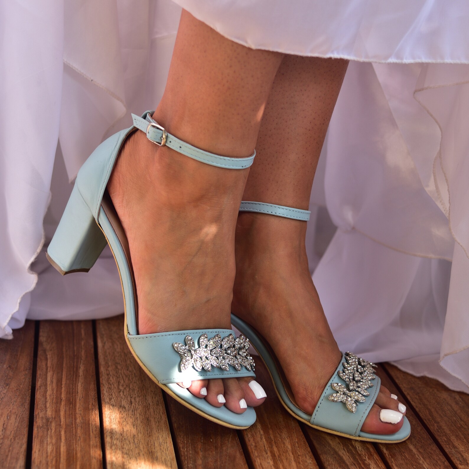 tiffany blue sandals wedding
