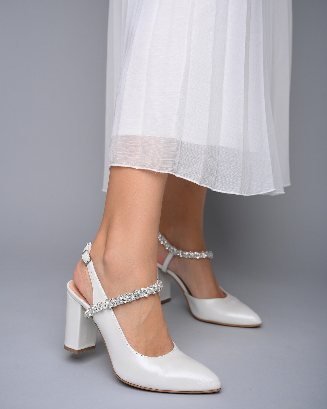 Wedding Shoes, Bridal Shoes, Shoes for Bride, Heels Shoes, White Shoes ...