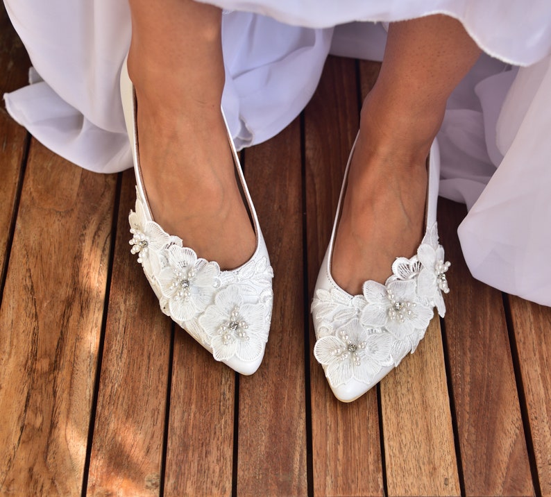 Wedding Shoes White Shoes for Brides White Pumps Bridal - Etsy