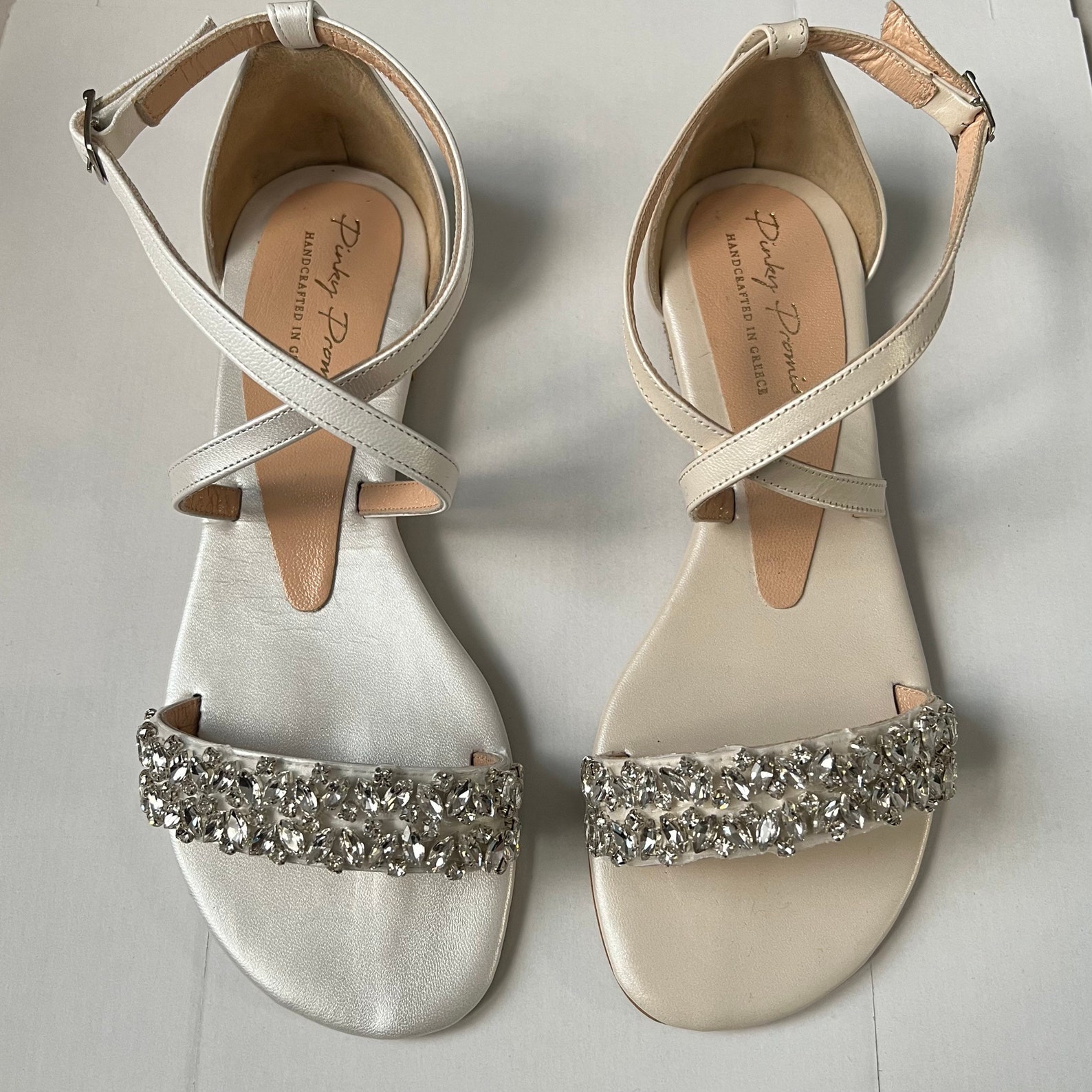 white sandals wedding guest