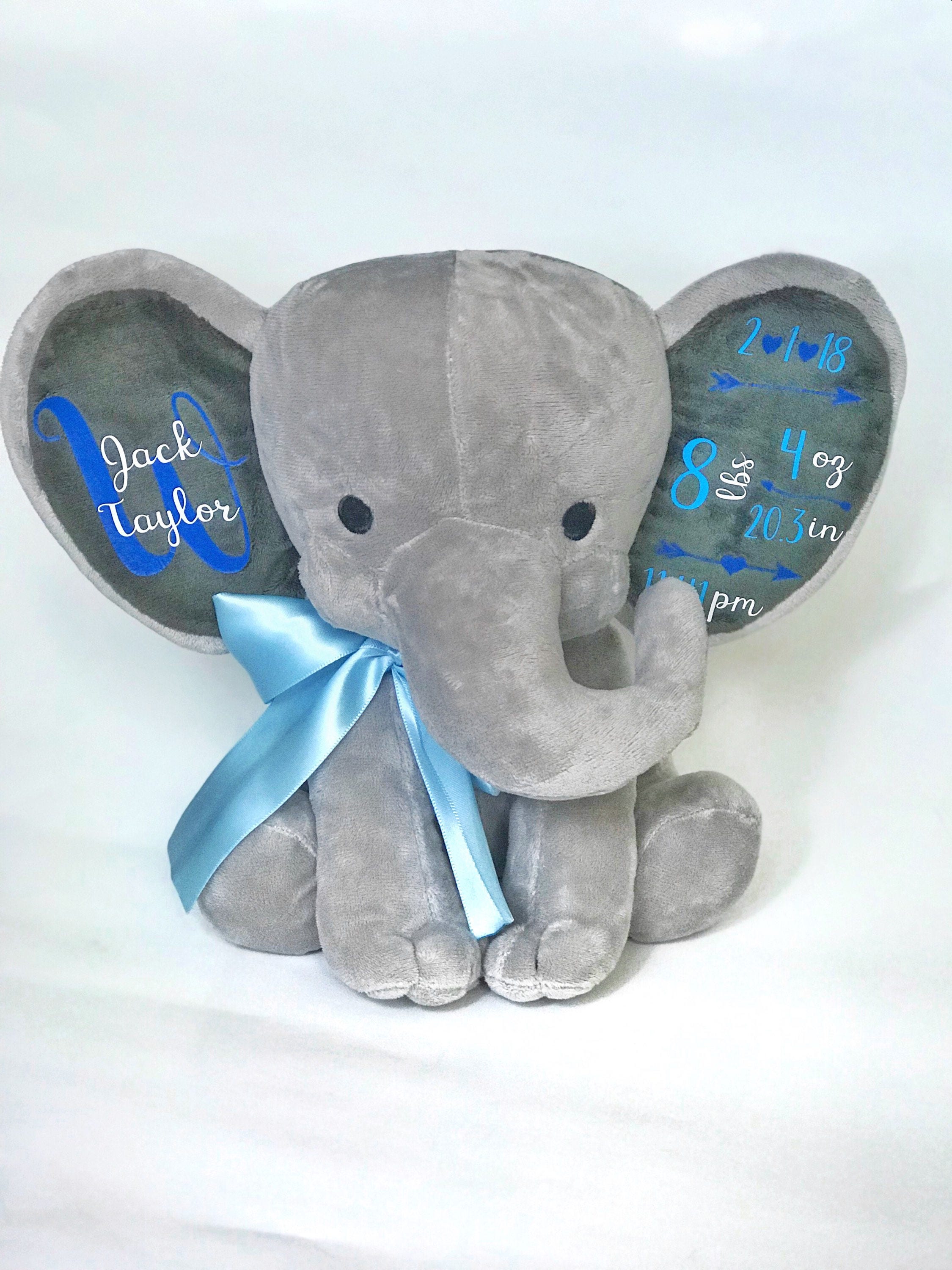 Baby Birth Elephant Announcement Baby Girl Baby Boy Etsy