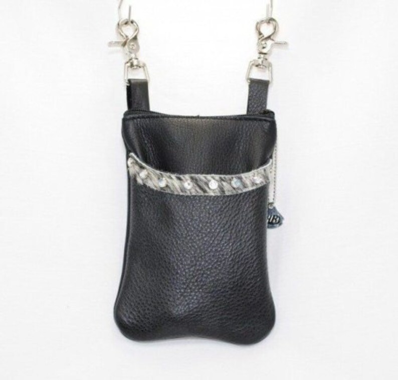 Cell Phone Hip Bag, Artisan Bum Bag, Trendy Hands Free Phone Pouch