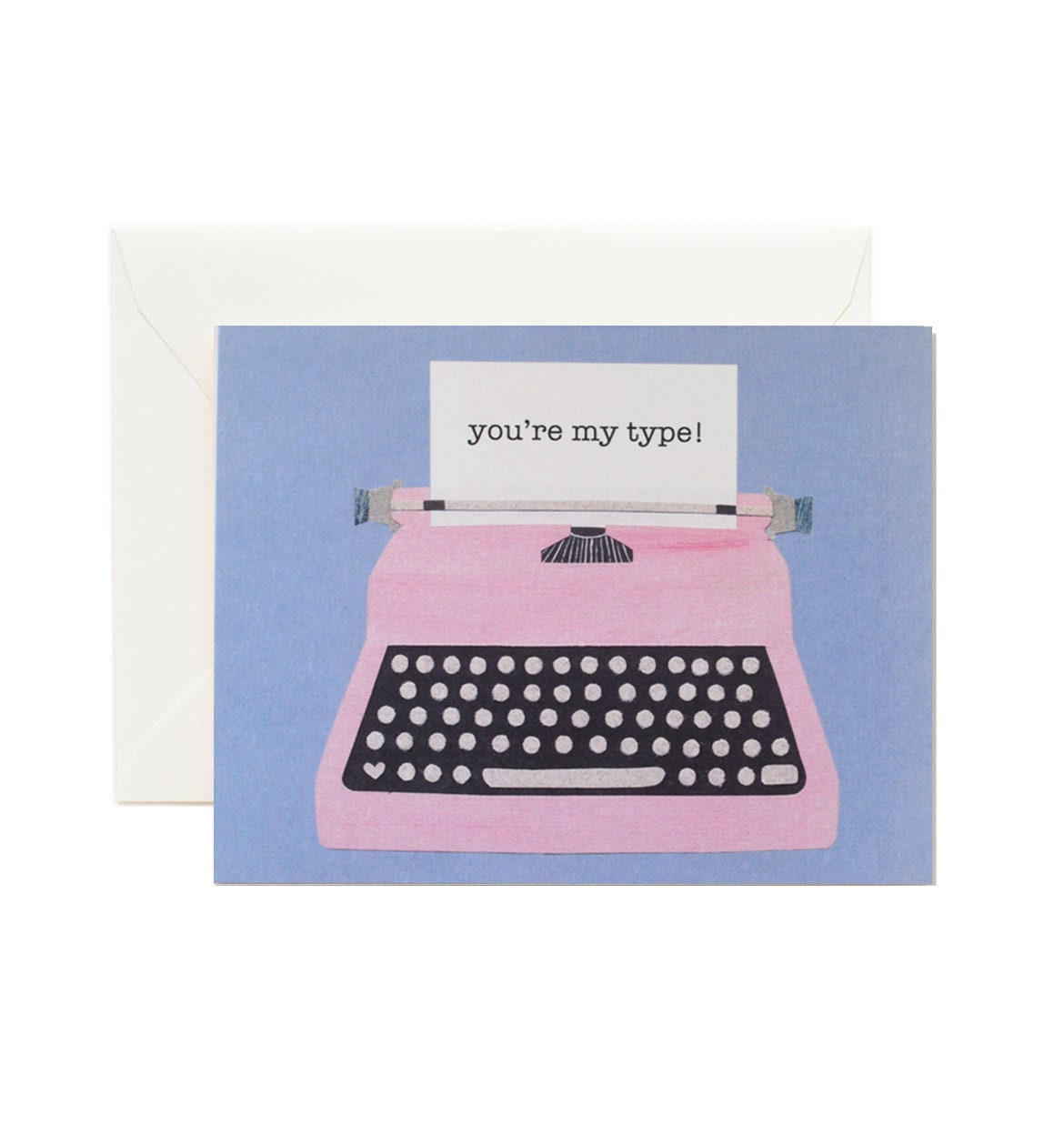 Typewriter // Typewriter Card Funny Love Card Vintage Etsy
