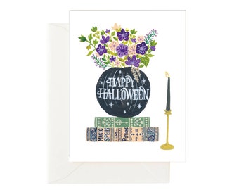 Halloween Still Life // Kids Halloween Card, Spooky Card, Halloween Crafts for Kids for Kids, Halloween Crafts