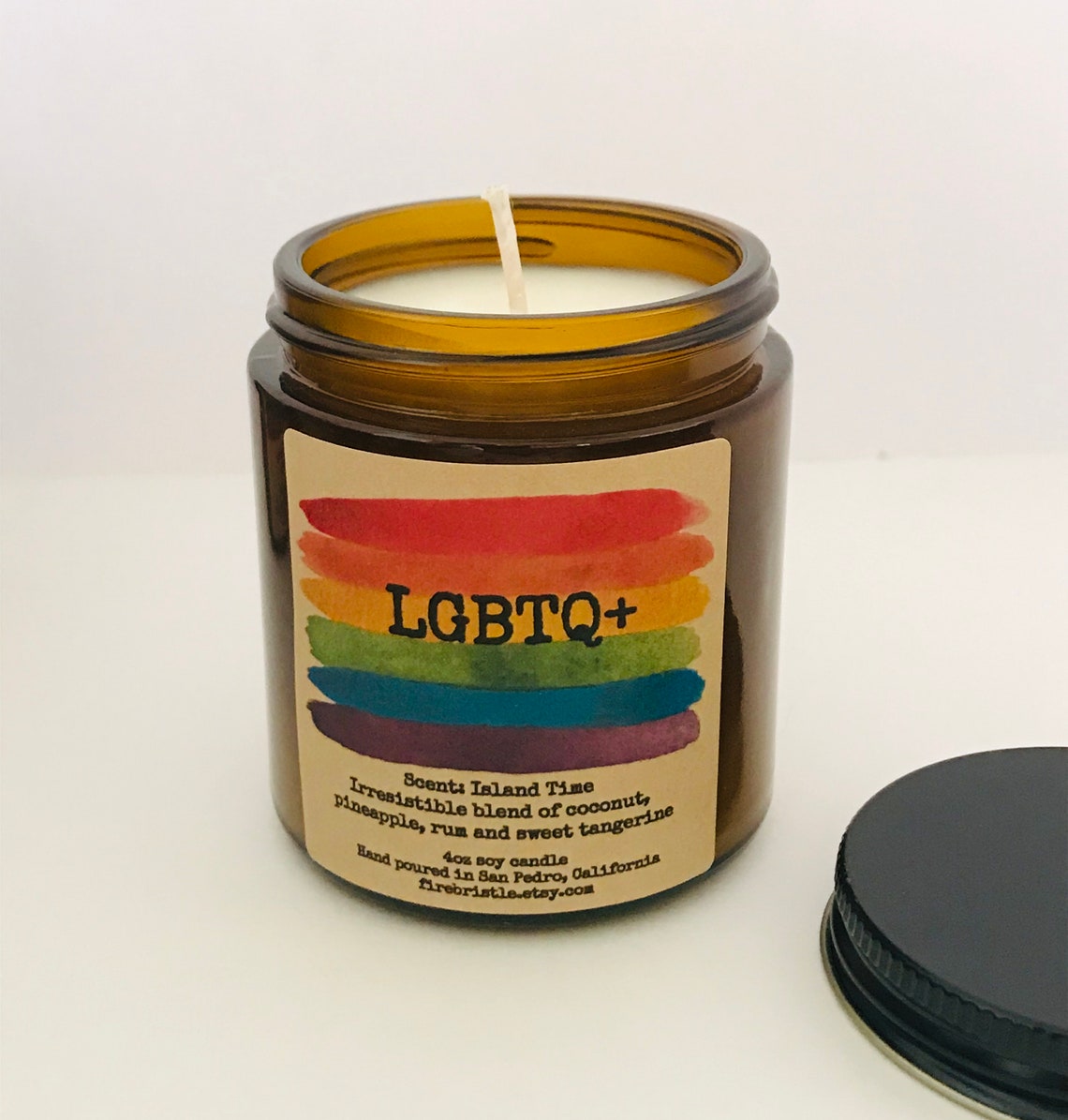LGBTQ Candle Handmade Soy Candle Gay Pride Candle Gift for Etsy