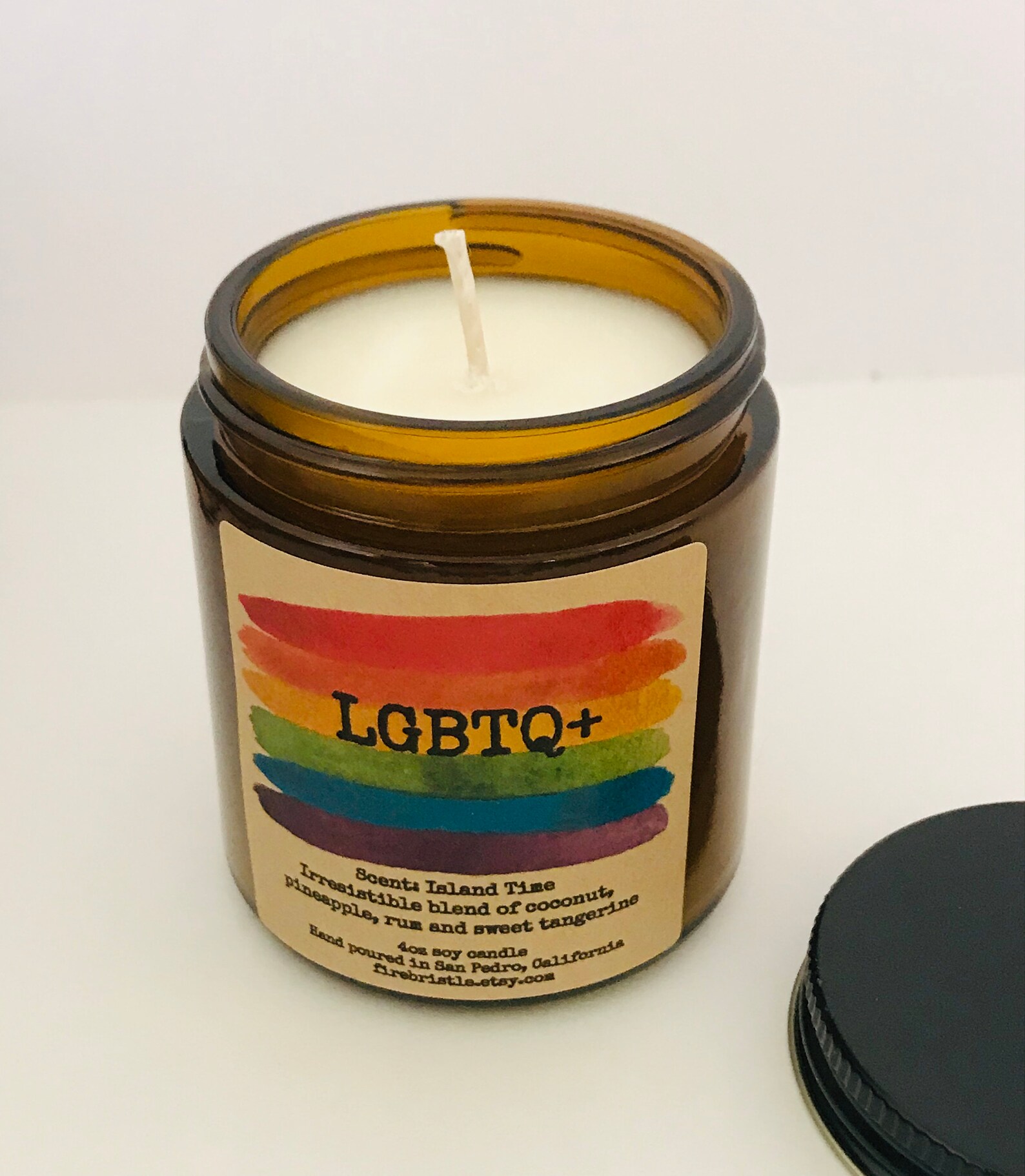 LGBTQ Candle Handmade Soy Candle Gay Pride Candle Gift for Etsy