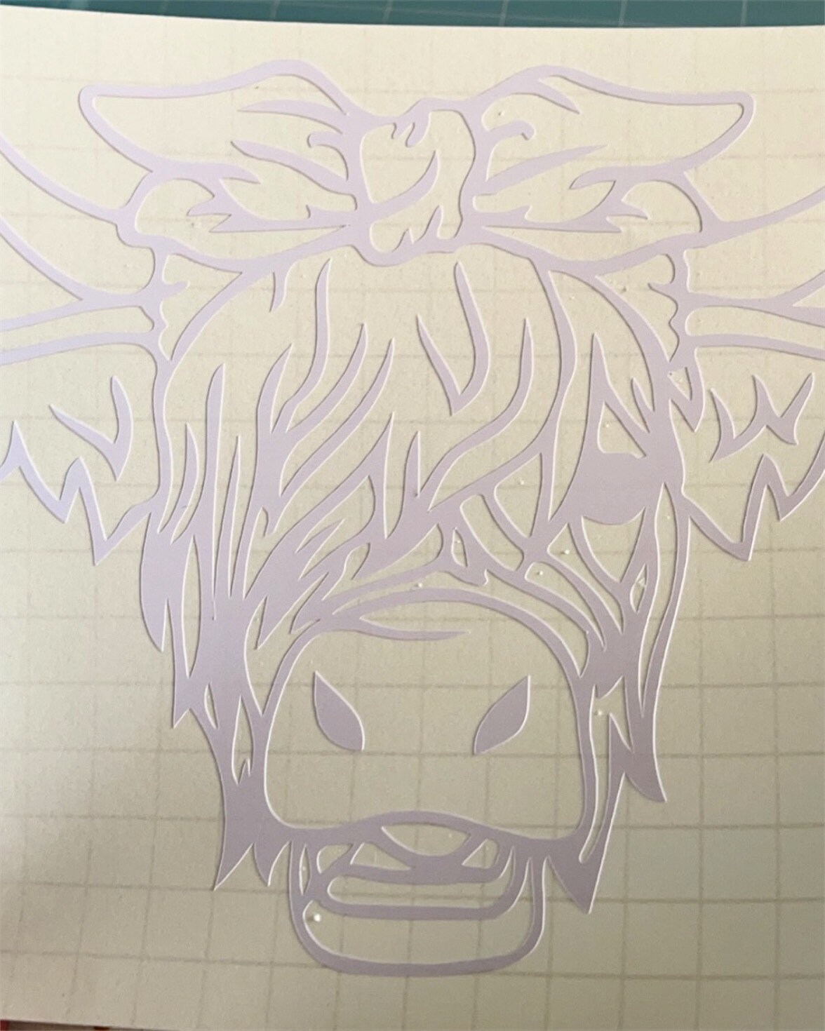 Highland Cow Decal Etsy