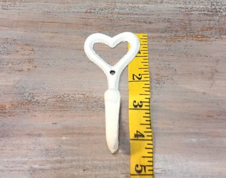 Heart Hook / Heart Shaped Cast Iron Decorative Hook / Custom Etsy