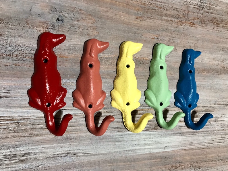 Dog Leash Hook / Custom Painted Dog Hook / Pet Leash Holder Etsy