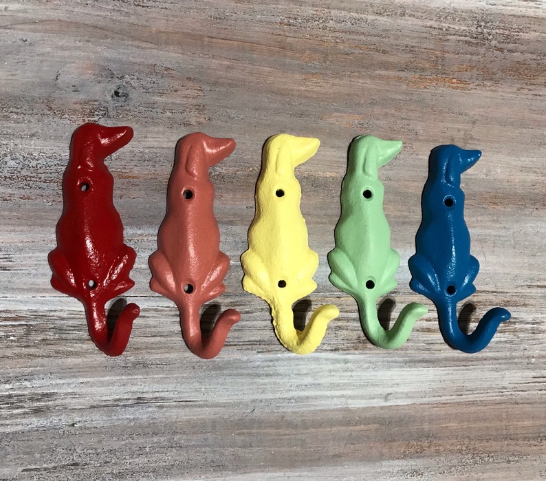 Dog Leash Hook / Custom Painted Dog Hook / Pet Leash Holder Etsy