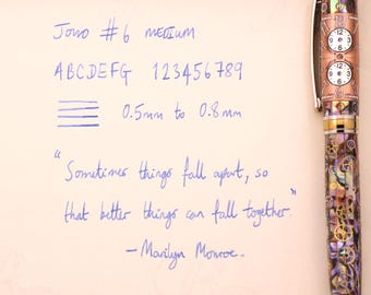 Jowo ソリッドゴールド サイズ 6 万年筆 ペン先 フィードとハウジング