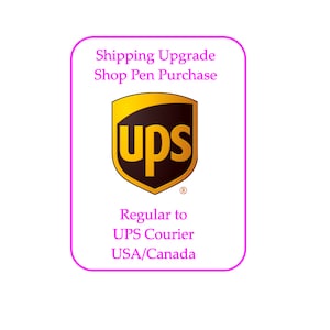 Upgrade to UPS Shipping - USA and Canada - Rates may vary for other locations.