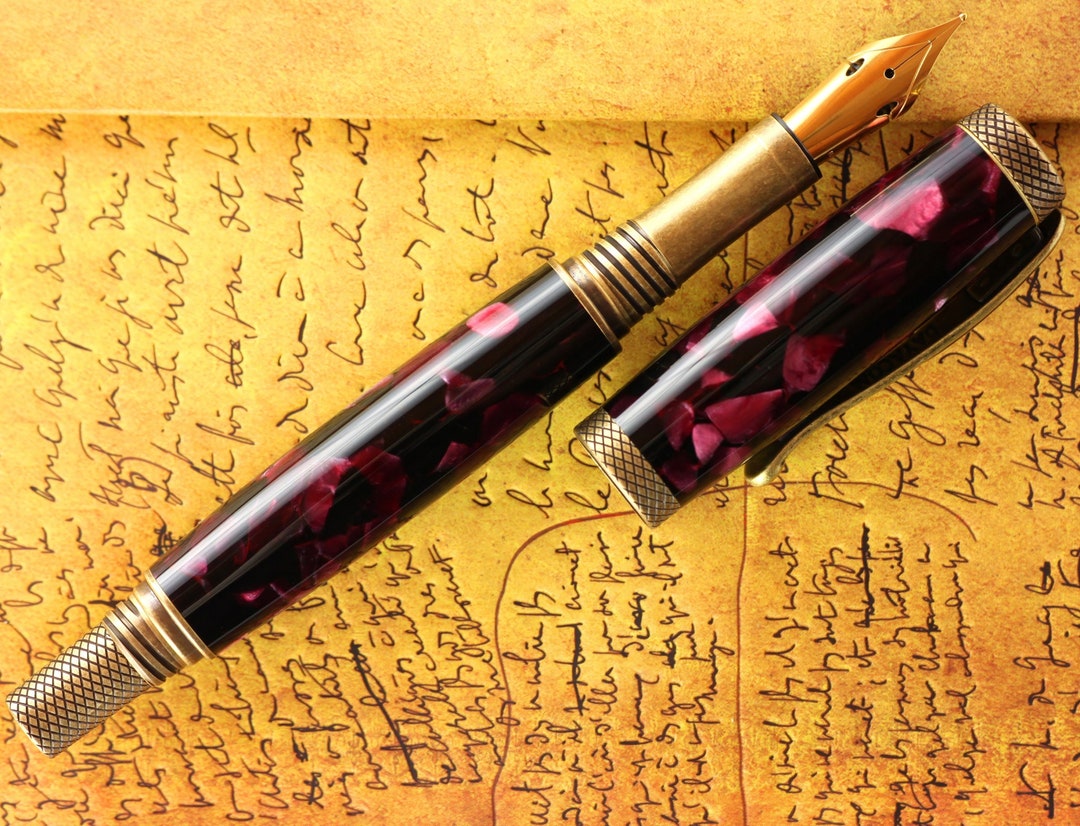 Fountain Pen Engravable & Handmade Vintage Conway Claret Etsy UK