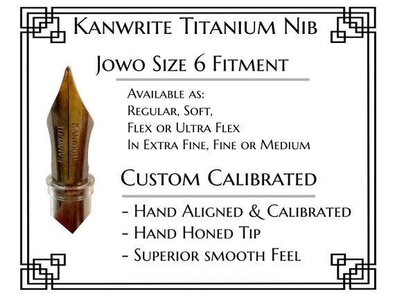 Kanwrite Size Titanium Nib With Feed Jowo Size Fit Hand