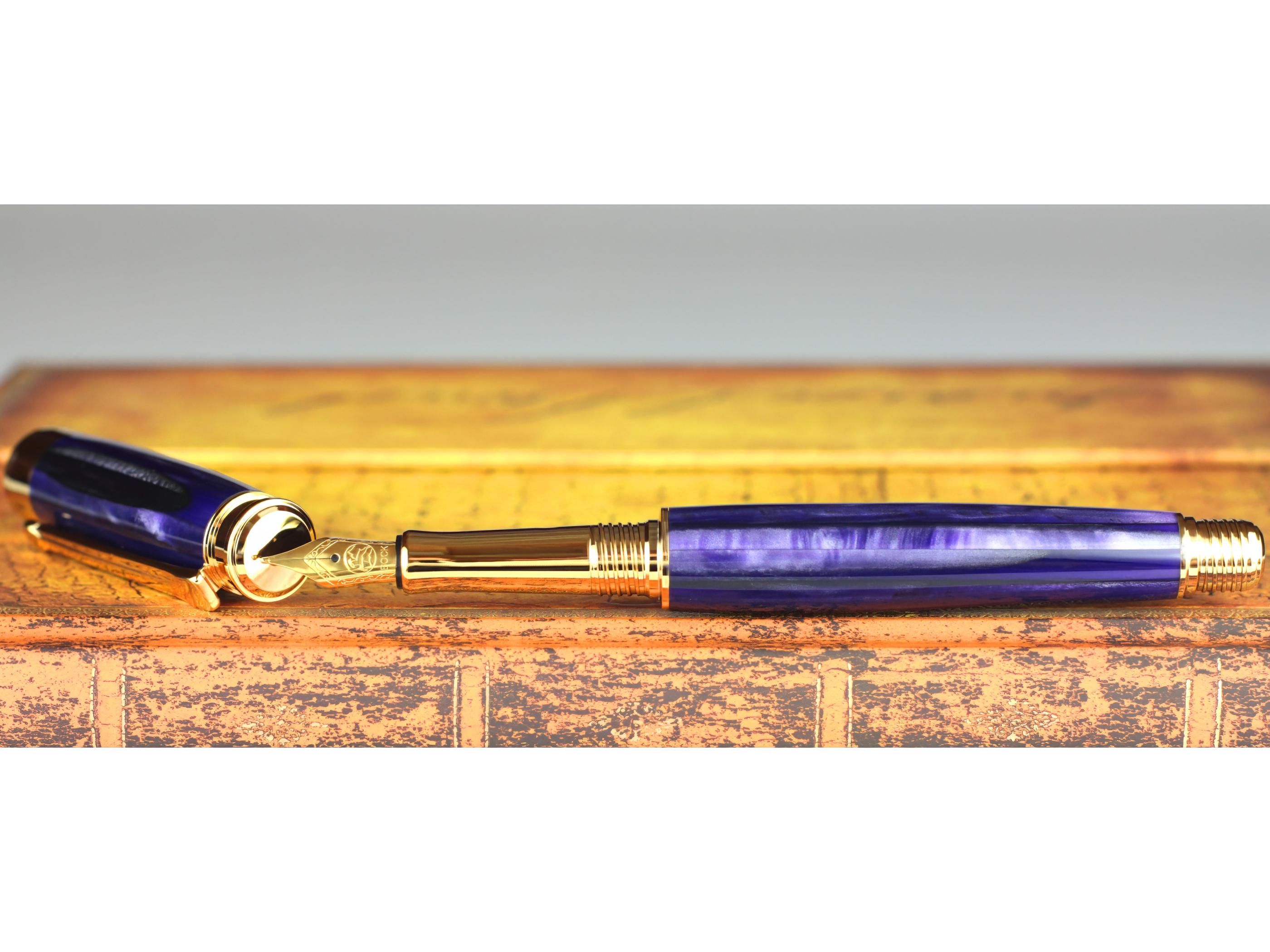 万年筆 - 彫刻可能 & ハンドメイド ヴィンテージ イングリッシュ