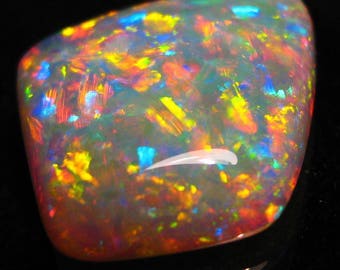 BEZPŁATNA ekspresowa wysyłka na cały świat! 10,4-karatowy dwustronny diament inwestycyjny Andamooka Gem, wisiorek z litego opalu