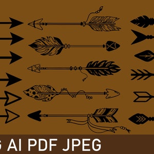 Arrow Download, Arrow SVG,Arrows Bundle, Arrow Png ,Arrowhead Svg, Arrow With Heart Svg, Cricut, Silhouette, Vector, Vinyl, Instant download
