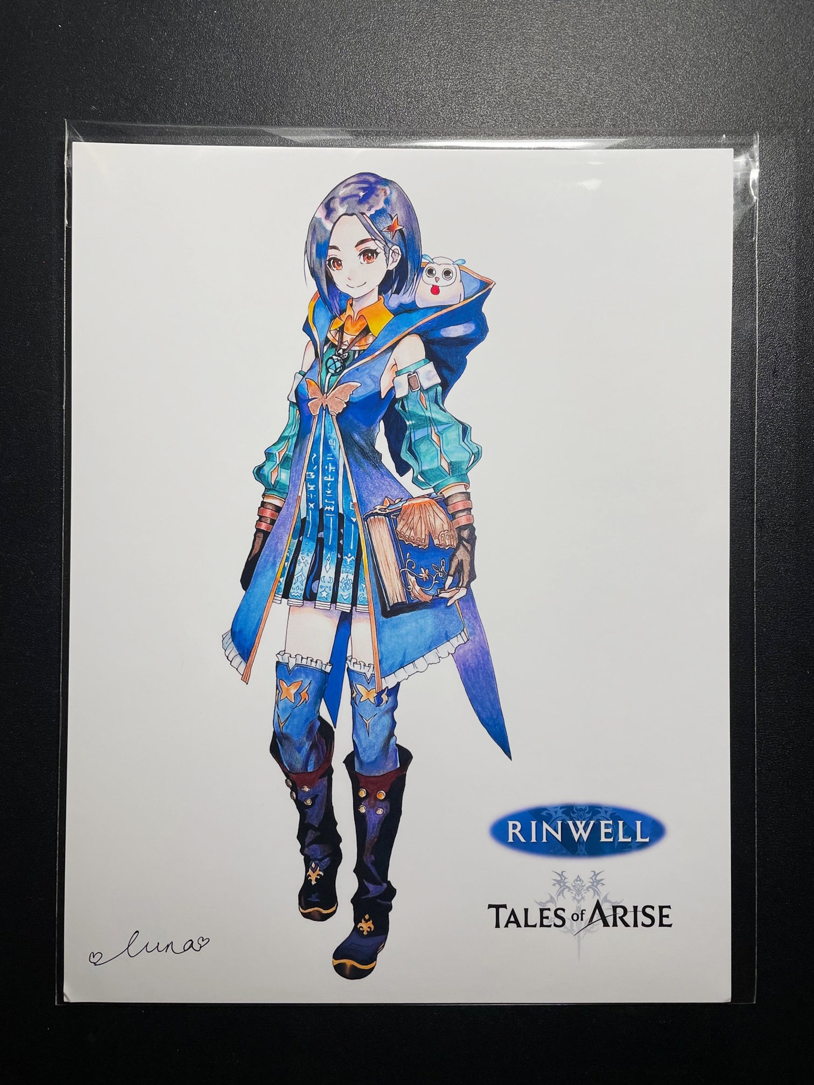 Tales of Arise Rinwell Fan Art Prints Video Game Fan Art Handmade