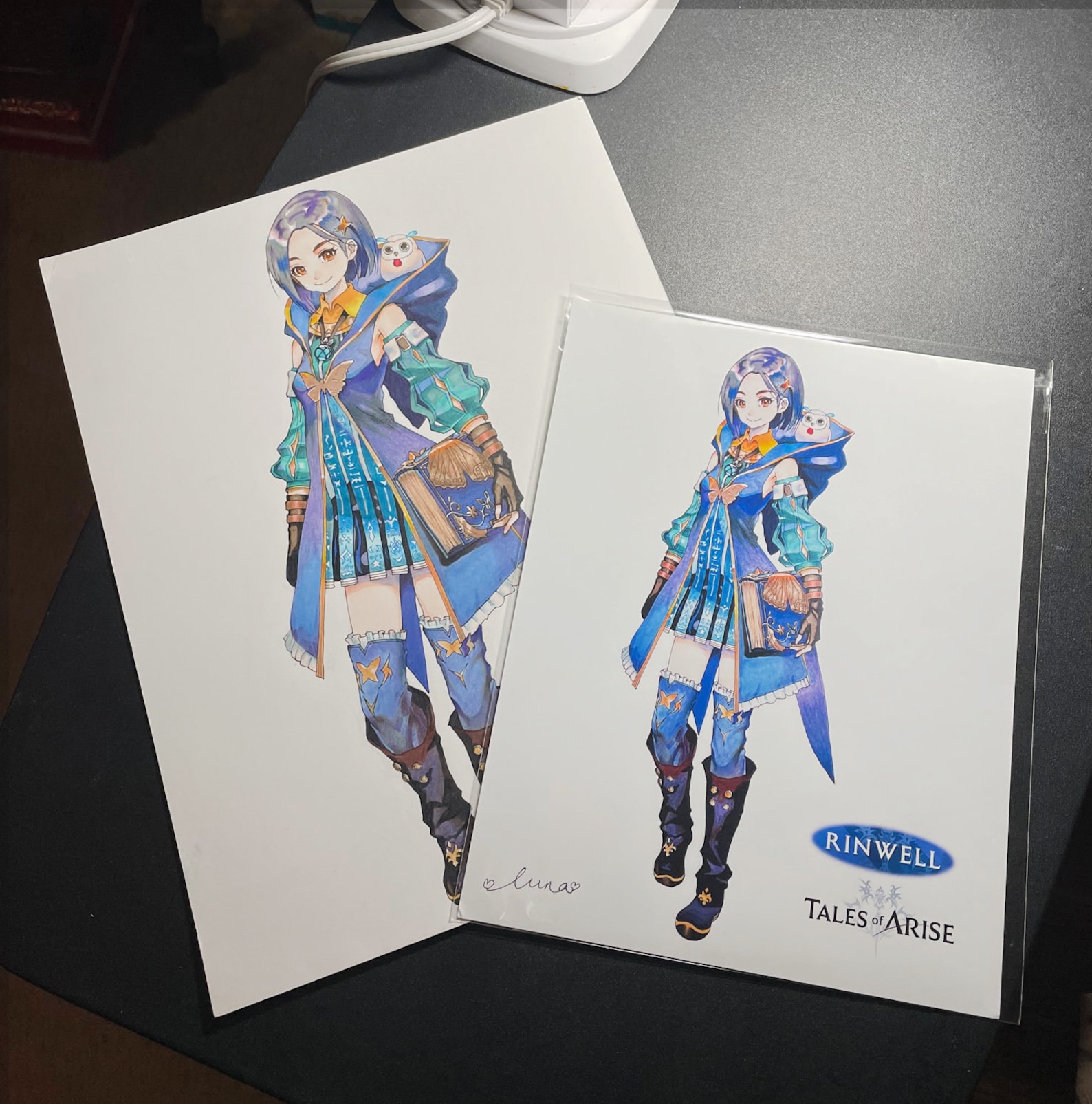 Tales of Arise Rinwell Fan Art Prints Video Game Fan Art Handmade