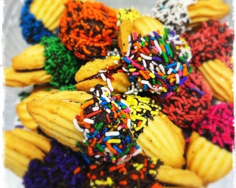 Assorted Sprinkle Butter Cookies