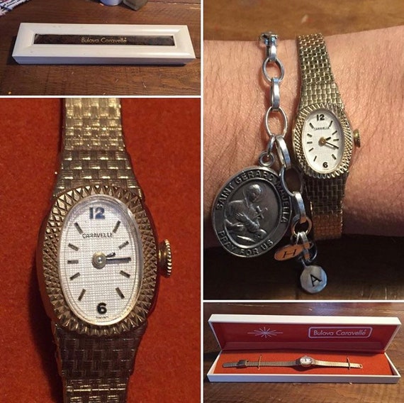 Vintage Bulova Caravelle wind up watch Gem