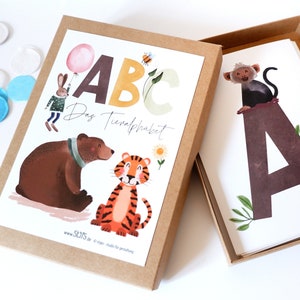 Letter cards - The big animal alphabet - 26 cards