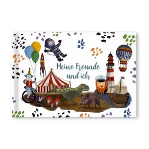 Vriendenboek Vriendenboek Kinderdagverblijf Kleuterschool School Kleuterschoolvrienden - Schoolvrienden - Mijn vrienden en ik