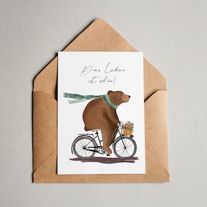 Carta, Orso in bicicletta, La vita è bella, Proprio così Carta, Carta Orso