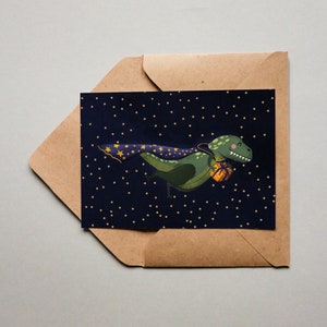 Cartão Dino, Cartão de Aniversário, Feliz Aniversário, Dino Superman, Tiranossauro Rex