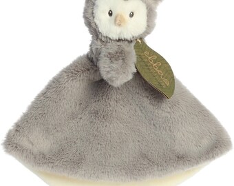 ECO  Plush, Personalized Baby, monogrammed Security Blanket, Baby Boy Gift, Baby ECO Plush, Stuffed Animal with Blanket, Animal with Name