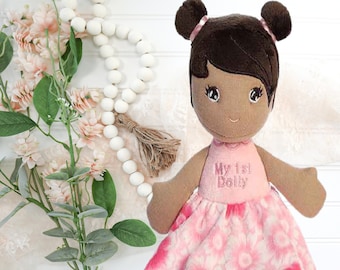 Rag Doll, Personalized Doll, Soft Baby Doll, My First Ethnic Baby doll, look a like doll, personalized toy, plush doll, Gift for Little Girl