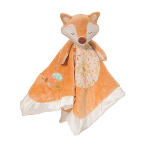 Fox Personalized Baby / Fox Security Blanket/ Girl Gift / Baby Plush / Stuffed Animal with Blanket/ Animal with Name/ Boy animal lovey / FOX