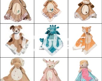 Personalized Baby Lovie: Embroidered Name Security Blanket