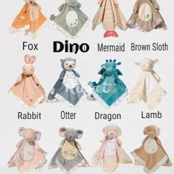 Personalized Snugglers, Personalized Baby lovies, Security Blanket, Stuffed Animal with Blanket, Lovey with Name, Newborn Gift, Unisex Gift