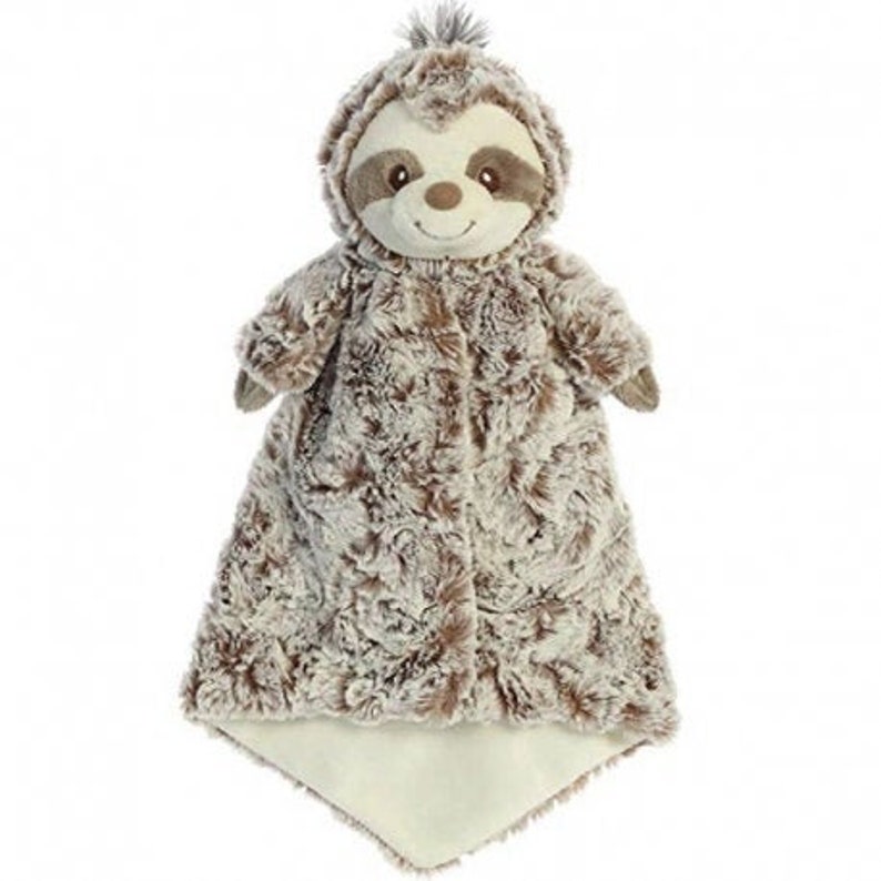 Sloth Lovey Personalized Baby Monogrammed Security Blanket